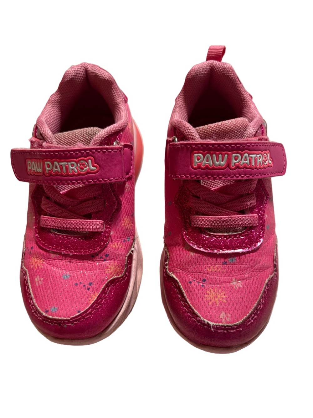 Toddler Pink Skye Light Up Velcro Shoes Size 8